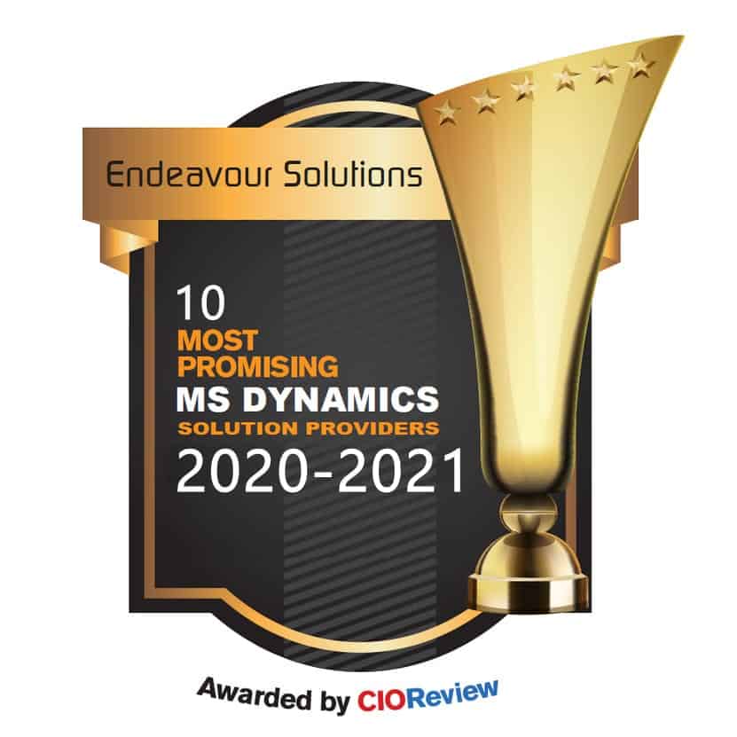 Dynamics 365 CRM award